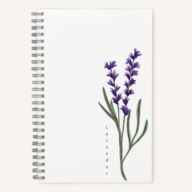 Lavender Notebook  (Front)