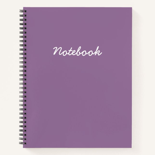 Lavender Notebook (Front)