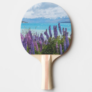 lavender on the lake shore ping pong paddle