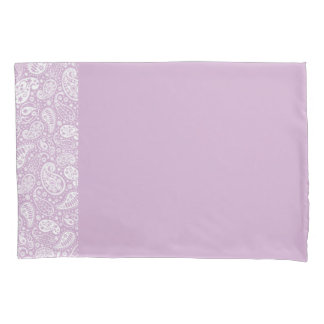 Lavender Paisley Pillowcase