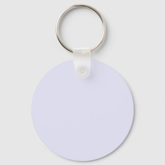 Lavender / Pale Violet E6E6FA - Option to Add Name Key Ring (Front)