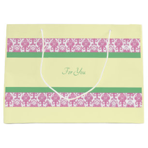 Lavender Personalised Large Gift Bag
