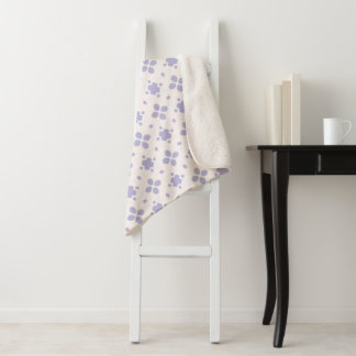 Lavender Petal Cozy Sherpa Blanket