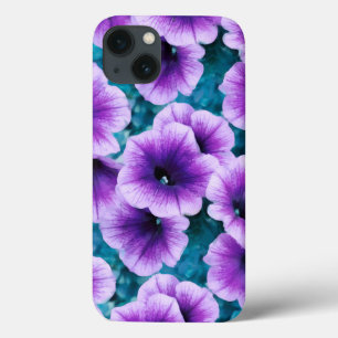 Lavender Petunia Flowers iPhone 13 Case