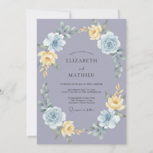 Lavender Picturesque Spring Wedding Invitation