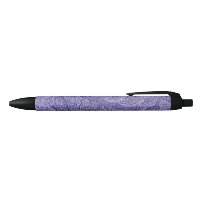 Lavender Pie Purple Black Ink Pen (Top)