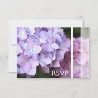 ©Lavender & Pink Hydrangeas Wedding RSVP