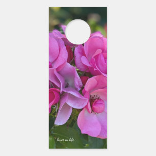 lavender Pink Rose Door Hanger
