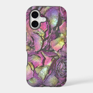 Lavender Pink Rose Petals Watercolor