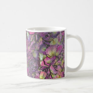 Lavender Pink Rose Petals Watercolor Coffee Mug