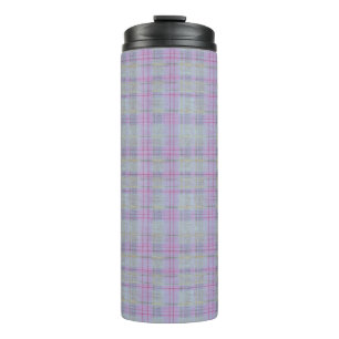 Lavender Plaid Harmony Thermal Tumbler