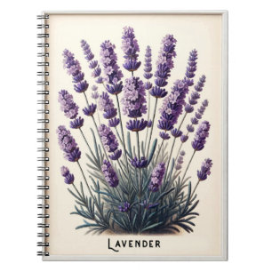 Lavender Plant Floral Flower Herbal Journal