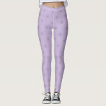 Lavender Polka Dot Leggings<br><div class="desc">These Lavender Polka Dot Leggings are a preview of our 2020 leggings exclusively here only. Fun and exotic leggings for day to day use or gym. These are comfortable and stylish leggings easily paired with a white shirt and black hoodie.</div>