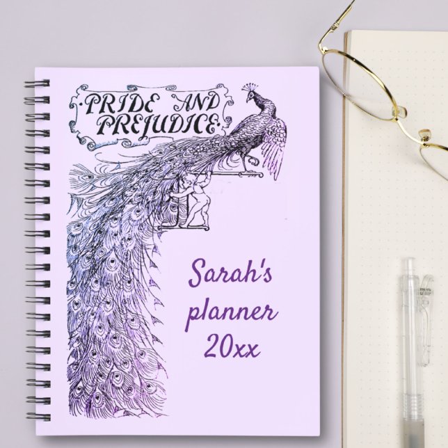 Lavender Pride and Prejudice Peacock Name Planner (Creator Uploaded)
