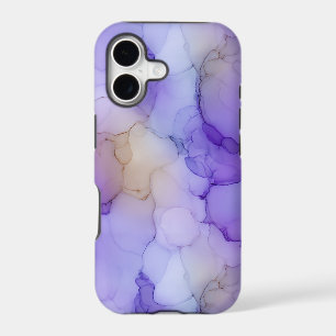 Lavender Purple Alcohol Ink Marble