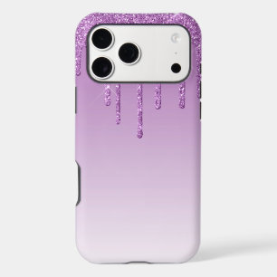 Lavender Purple Dripping Glitter
