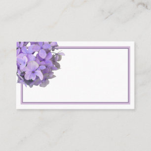 Lavender Purple Hydrangea  Business Card