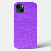 Lavender Purple Mosaic, iPhone 13 Case 