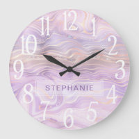 Lavender Purple Personalised Marble Strata