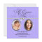 Lavender Purple Photo Quinceanera Invitations