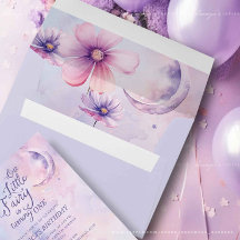 Lavender Purple Pink Magical Fairy Moon Enchanted