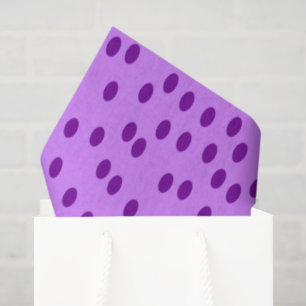 Lavender Purple Polka Dots Tissue Paper