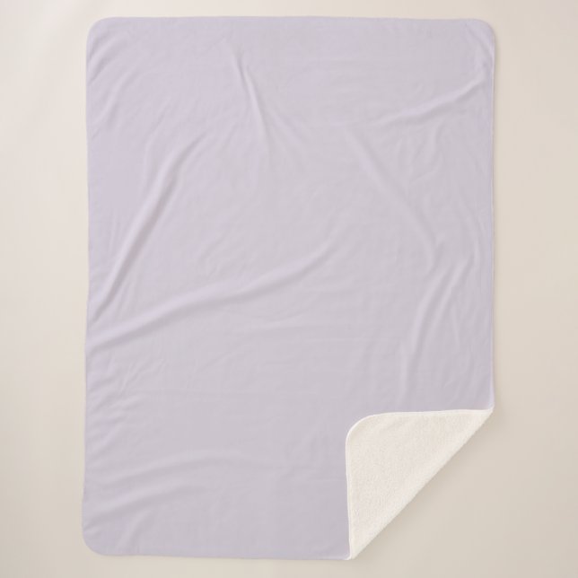 Lavender Purple   Sherpa Blanket (Front)