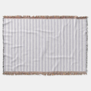 Lavender Purple Sparkle Glitter Stripes Throw Blanket