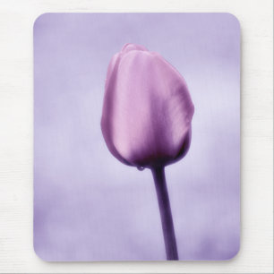 Lavender Purple Tulip Romance Mouse Pad
