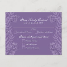 Lavender Purple Wedding Botanical