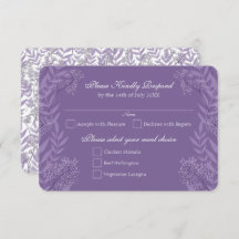 Lavender Purple Wedding Botanical
