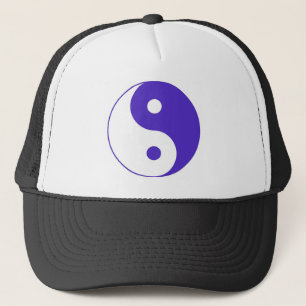 Lavender Purple Yin-Yang Trucker Hat