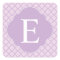 Lavender Quatrefoil Custom Monogram