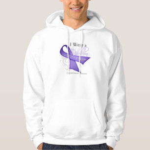 Lavender Ribbon Hero in My Life - General Cancer Hoodie