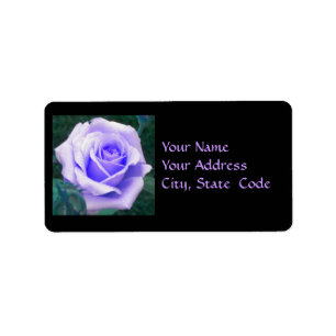 Lavender Rose Address Labels