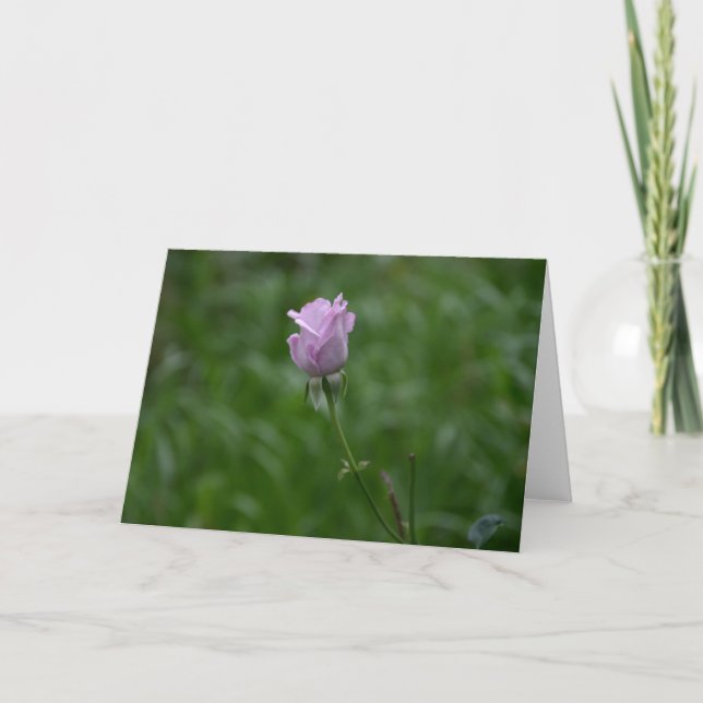 Lavender Rose card (Front)