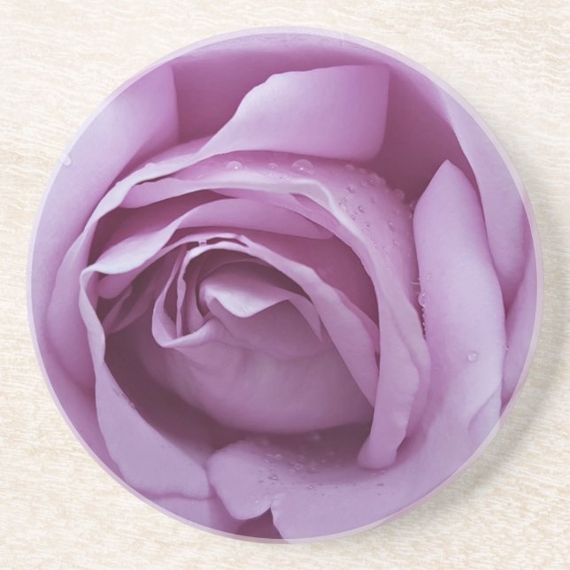 Lavender Rose Coaster (Front)
