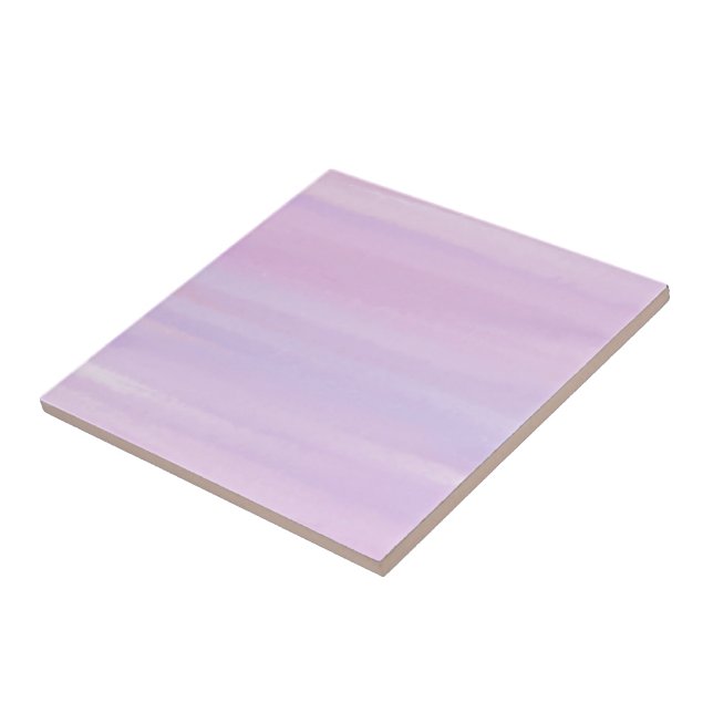 Lavender Rose Is My Favourite Colour Ceramic Tile (Side)