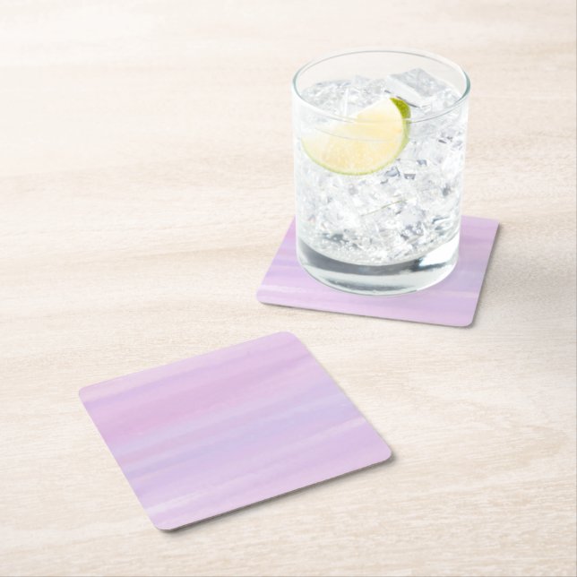 Lavender Rose Is My Favourite Colour Paper Coaster (Insitu)