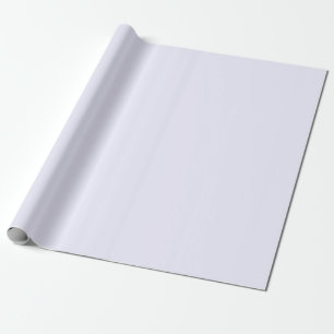 Lavender Rose Soft Pale White Pastel Solid Colour Wrapping Paper