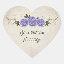 Lavender Roses on Ivory Customisable