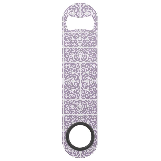 Lavender scrollwork pattern (Back)