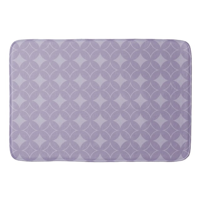 Lavender shippo pattern bath mat (Front)
