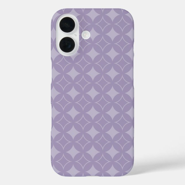 Lavender shippo pattern  Case-Mate iPhone case (Back)