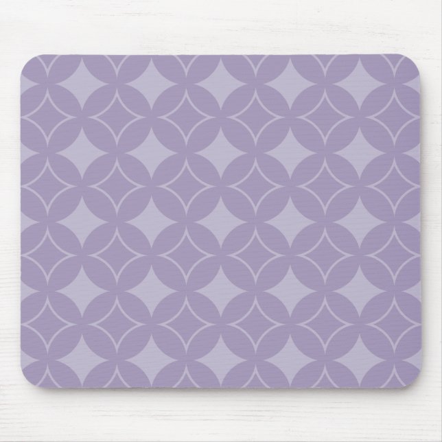 Lavender shippo pattern mouse pad (Front)