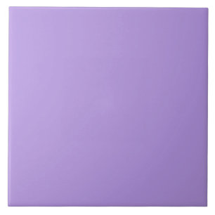 Lavender, Solid Color, Ceramic Tile