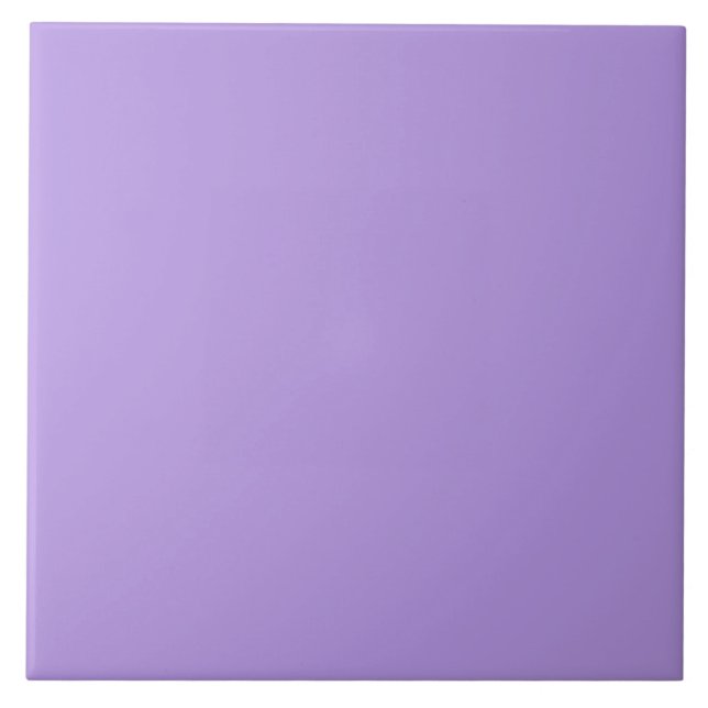 Lavender, Solid Colour, Ceramic Tile (Front)