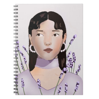 Lavender Spiral Bound Notebook