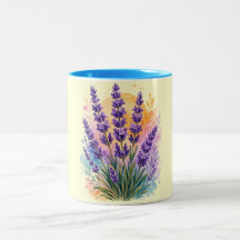 Lavender Sprig Watercolor