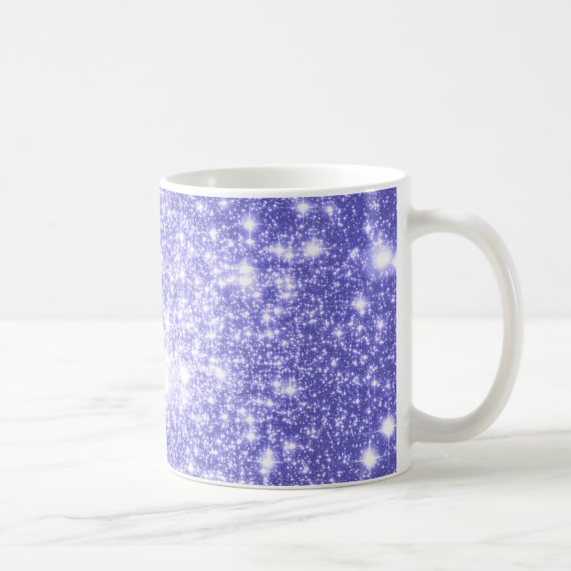 Lavender Stars Coffee Mug (Right)